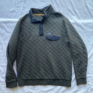 Patagonia Men’s Organic Cotton Quilted Pullover - Size L